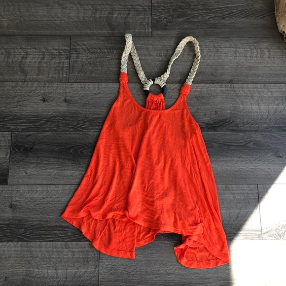 Zenana Outfitters Tops - Orange boho top size S